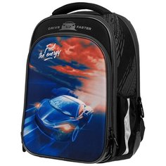 Berlingo ранец Expert Plus "Speed" (RU06153), черный/синий