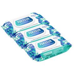 Влажные салфетки YokoSun антибактериальные гигиенические, 54 шт., 3 уп.