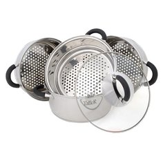 Пароварка Taller Шарлотта, 4.1 л, серебристый