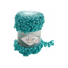 Пряжа Alize Puffy Fine Ombre Batik, 500 г, 73 м, 7246 бирюзовый