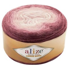 Пряжа Alize Angora Gold Ombre Batik, 20 % шерсть, 80 % акрил, 150 г, 825 м, 7295 пыльный кедр