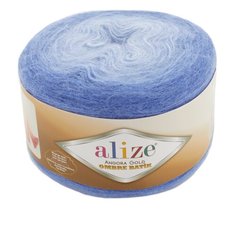 Пряжа Alize Angora Gold Ombre Batik, 20 % шерсть, 80 % акрил, 150 г, 825 м, 7303 фиолетовый