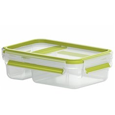 EMSA Контейнер CLIP & GO для йогурта 518103, 13.5x19.5 см, зеленый/прозрачный