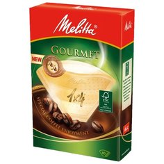 Одноразовые фильтры для капельной кофеварки Melitta Gourmet коричневые Размер 1х4
