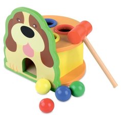 Стучалка Mapacha Веселый щенок 76819 оранжевый/желтый/зеленый/синий