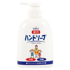Мыло жидкое WINS с восстанавливающим эффектом и экстрактом алоэ, 250 мл, 305 г Nihon Sekken