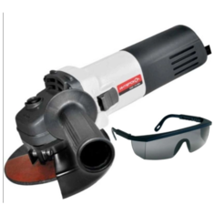 УШМ Интерскол УШМ-125/800 (590.1.0.00) + ударопрочные защитные очки, 800 Вт, 125 мм