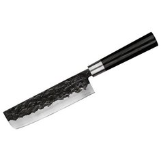 Нож-топорик Samura накири Blacksmith, лезвие 16.8 см, черный