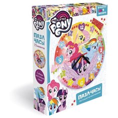 Часы-пазл Origami My Little Pony Волшебные подружки + 4 магнита (05082), 77 дет.