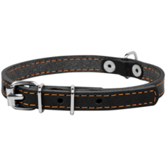 Ошейник COLLAR одинарный 0003 27-35 см черный