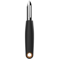 FISKARS Овощечистка Functional Form с фиксированным лезвием 17 см, черный/серебристый