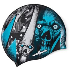 Шапочка для плавания MAD WAVE Phantom, бирюзовый
