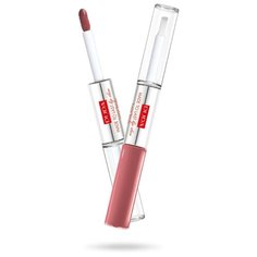 Pupa помада для губ жидкая и верхнее покрытие Made to Last Lip Duo, оттенок 010 Vintage Pink