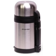 Термос для еды Kamille KM-2123, 1 л серебристый