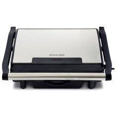 Гриль Kamille KM-6704, серебристый/черный