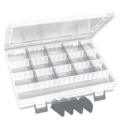 Коробка для приманок для рыбалки MIKADO UABM-314 25х18х4 см прозрачный