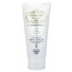 Missha пенка для лица очищающая Creamy Latte Green Tea Cleansing Foam, 172 мл