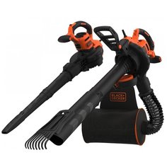 Электрический садовый пылесос BLACK+DECKER BEBLV301-QS 3 кВт