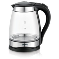 Чайник BBK EK1729G, прозрачный/черный