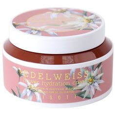 Jigott Edelweiss Flower Hydration Cream Омолаживающий крем для лица с экстрактом швейцарского эдельвейса, 100 мл