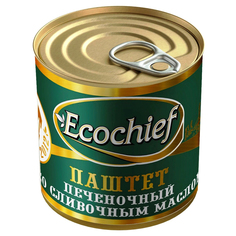 Паштет печеночный Ecochief со сливочным маслом 250 г