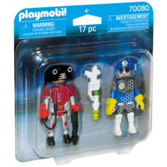 Конструктор Playmobil Space 70080 Офицер космической полиции и вор