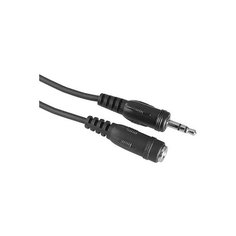 Кабель HAMA mini jack 3.5 mm - mini jack 3.5 mm (00030448/00030449), черный, 5 м