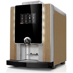 Кофемашина laRhea grandeT V+FTG E4 в деревянном корпусе , с мультитач экраном. Coffee TO GO Rheavendors