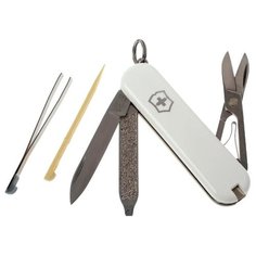 Нож многофункциональный VICTORINOX Classic SD подарочная коробка (012) с чехлом белый