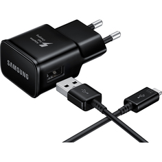 Сетевое зарядное устройство Samsung EP-TA20 (EP-TA20EBECGRU) черный
