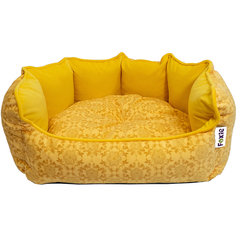 Лежак для животных Foxie Home Vintage желтый 43х36 см