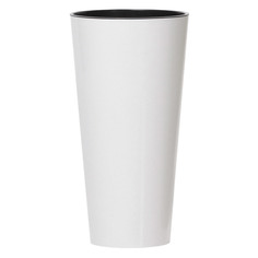 Кашпо Prosperplast Tubus slim 40см белое