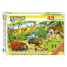 Развивающий пазл для детей Trinity Puzzle "Один день на ферме"