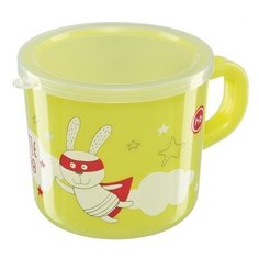 Кружка для кормления с ручкой и крышкой Happy Baby 15043 6м+