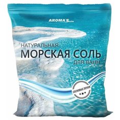 AROMASaules Натуральная морская соль для ванн Сосновые почки, 1 кг