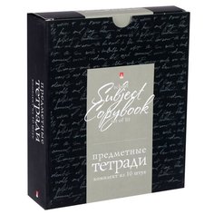 Альт Упаковка тетрадей Весёлые гении 7-48-1099/27, 10 шт, линейка, клетка, 48 л., серый
