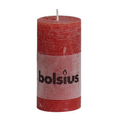 Свеча Bolsius Rustic красная 5х10 см