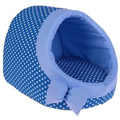 Домик для кошек Сима-ленд Нежность (3440315/3440314) 30х30х34 см голубой
