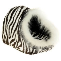 Домик для собак и кошек Сима-ленд Зебра (2884820) 30х30х34 см зебра