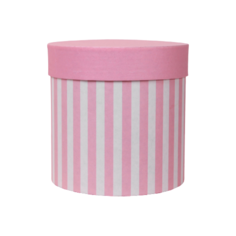 Коробка подарочная Дарите счастье Полосы 15 x 15 см розовый