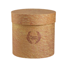 Коробка подарочная Дарите счастье Мрамор 15 × 15 см золотистый