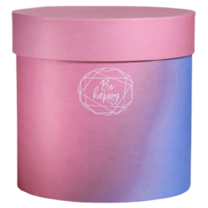 Коробка подарочная Дарите счастье Пантон 08 15 х 15 см голубой/розовый