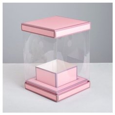 Коробка подарочная Дарите счастье Вдохновение 16 х 23 х 16 розовый