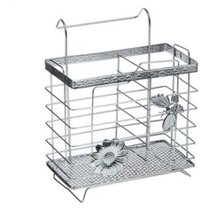 Сушилка для столовых приборов Доляна Бабочки, 15х11.5х17.5 см