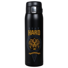 Термокружка Komandor Stay hard, 0.5 л черный