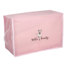Textura Короб для хранения Beauty 30 х 45 х 20 см белый/розовый
