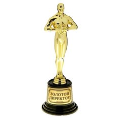 Статуэтка Yiwu Youda Import and Export Золотой директор 20 см, 879266 черный/золотистый