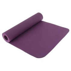 Коврик Sangh Yoga mat, 183х61х0.6 см фиолетовый однотонный