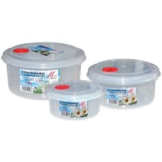 Милих Набор контейнеров 06200, прозрачный