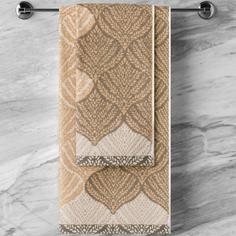 Полотенце Togas Луккарди серое с тёмно-жёлтым 70х140 см